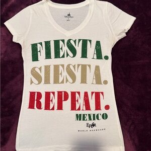 Disney’s White Fiesta Siesta Repeat T-Shirt